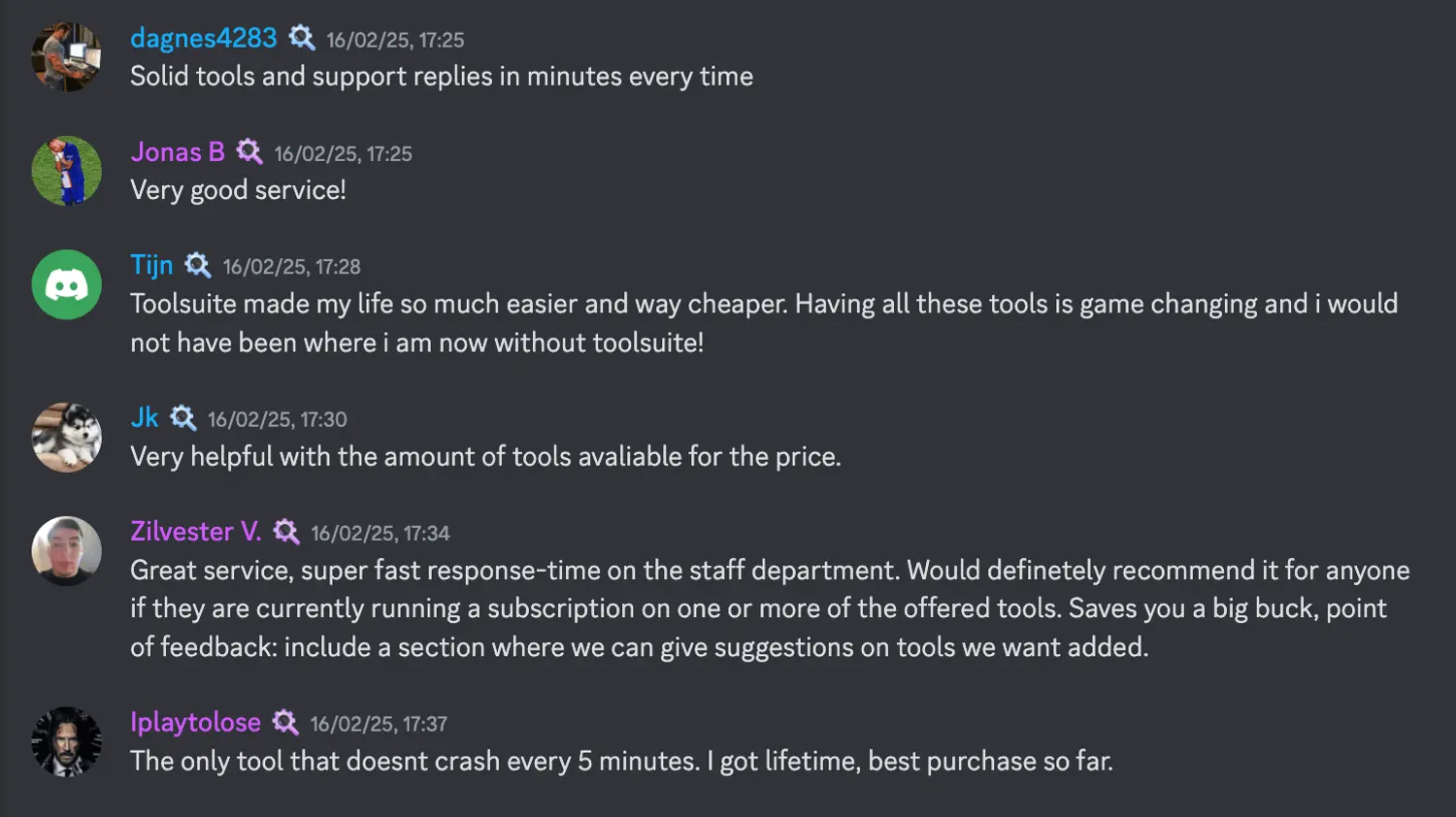 Discord testimonial 4